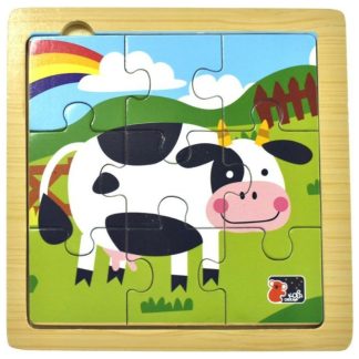 Cow 9pc Framed Puzzle