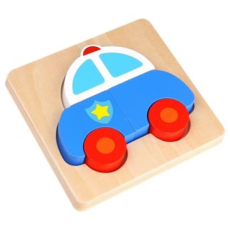 Police Car Inset Puzzle 5pc